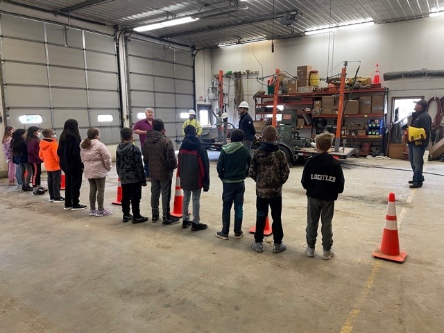 Andes Central Students Visit Charles Mix Electric
