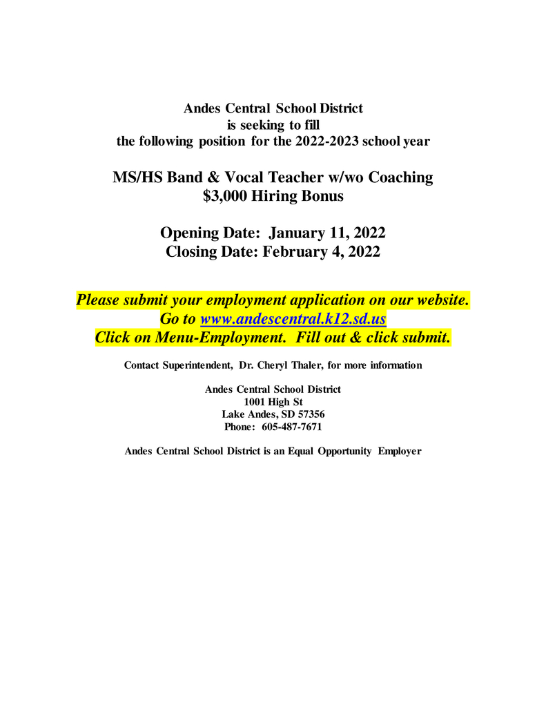 ELEM TEACHER